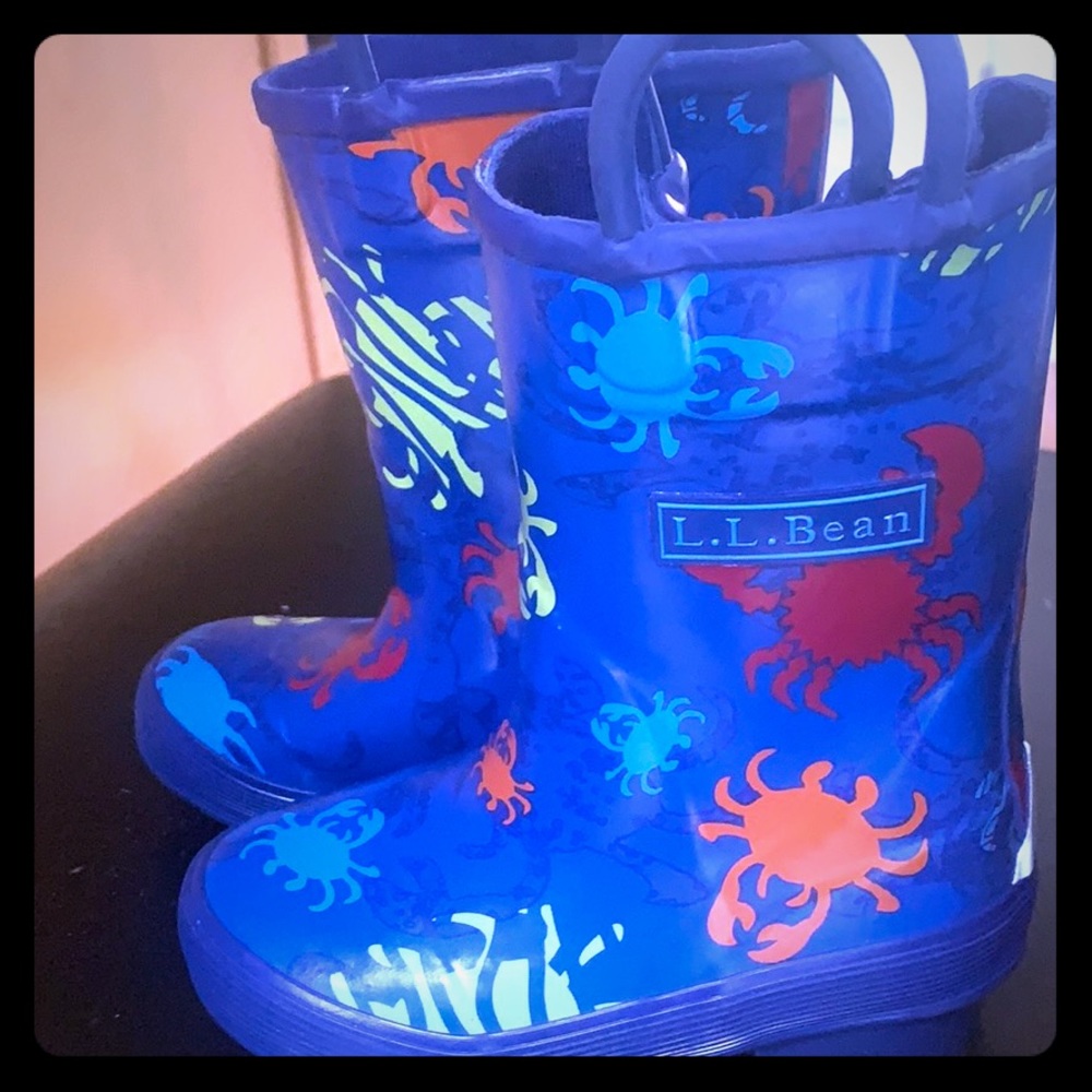 LL Bean Toddler Sz:7 Rain Boots